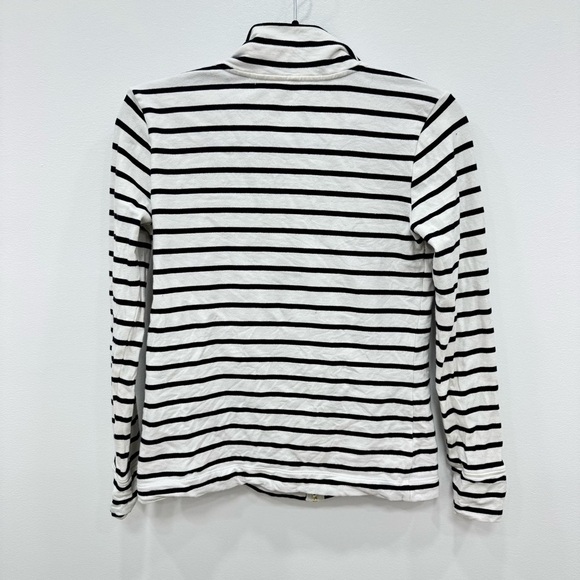 Lilly Pulitzer UPF 50+ Bennett Zip Up Jacket blue white stripe Sz XS - Picture 5 of 6